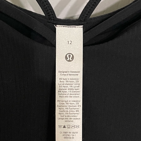 Lululemon Align Strappy Ribbed Tank Top
Black 2023 Style Number: W1EF6S Nulu 12 - Picture 4 of 8